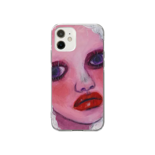 face Soft Clear Smartphone Case