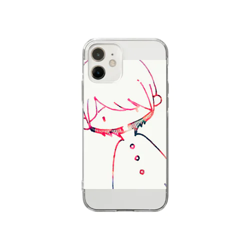 華のおとこのこ Soft Clear Smartphone Case