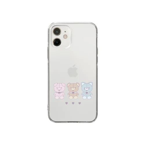 plush toy Soft Clear Smartphone Case