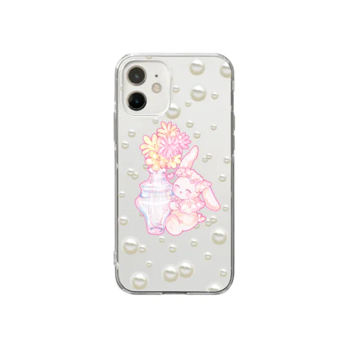 まほてぃあflower ソフトクリアスマホケース Soft Clear Smartphone Case