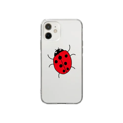 てんとう虫 Soft Clear Smartphone Case