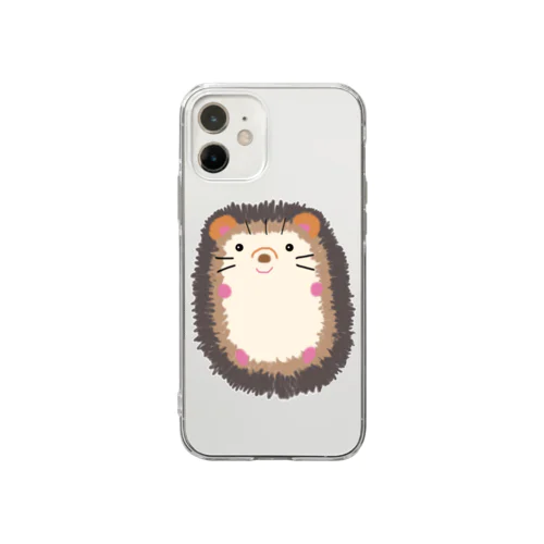 せれはりー　オリジナル　ハリネズミ Soft Clear Smartphone Case