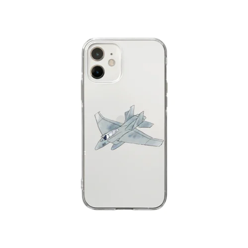 F-15戦闘機 Soft Clear Smartphone Case