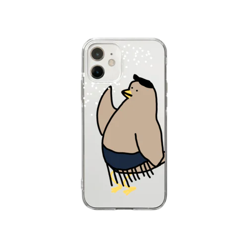 相撲とり Soft Clear Smartphone Case