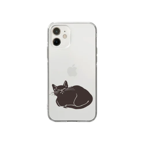 ねおきねこ Soft Clear Smartphone Case