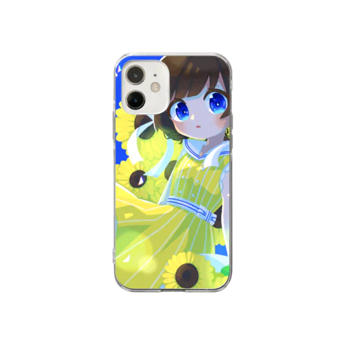 ひまわりちゃん Soft Clear Smartphone Case