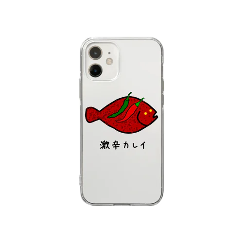 激辛カレイ♪2111 Soft Clear Smartphone Case