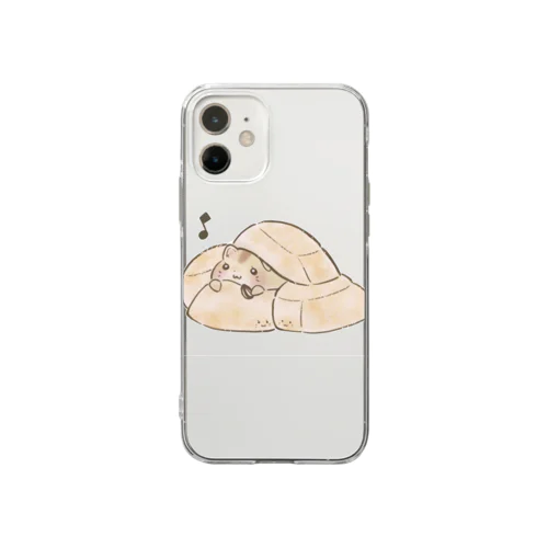 きなこちゃんソフトスマホケース Soft Clear Smartphone Case