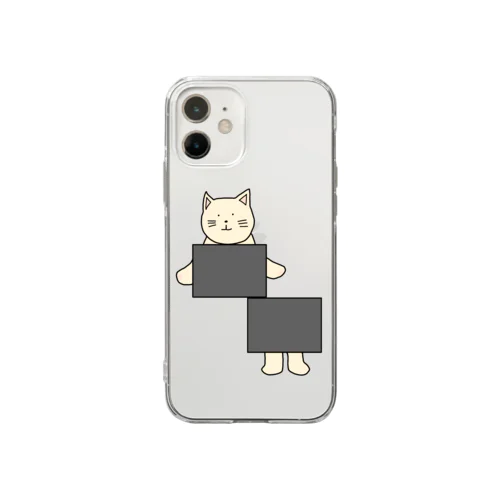 イリュージョンねこ Soft Clear Smartphone Case