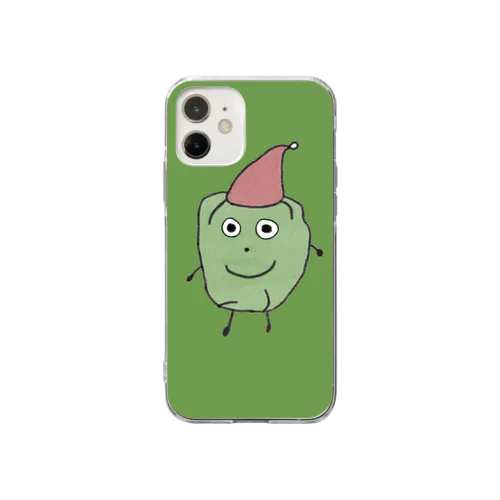 ピーマンくん Soft Clear Smartphone Case