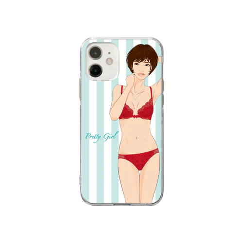 Girls IN Red (UP) Soft Clear Smartphone Case