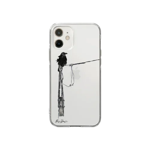 愛とカラス Soft Clear Smartphone Case