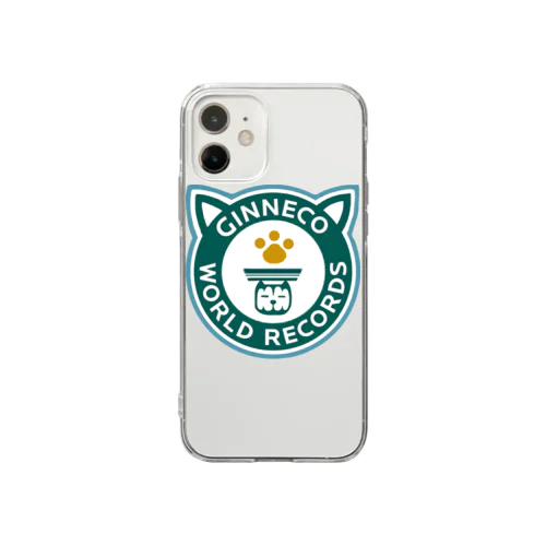 ギンネコワールドレコード Soft Clear Smartphone Case