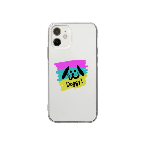 Doggy ちゃん Soft Clear Smartphone Case