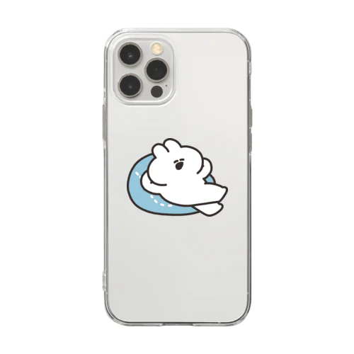 ぐーたらうさちゃん Soft Clear Smartphone Case