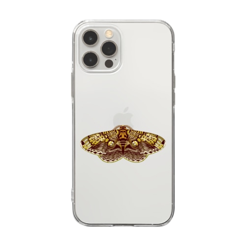 イボタガ Soft Clear Smartphone Case