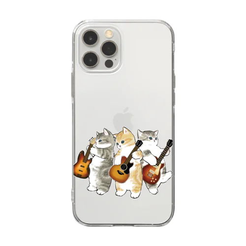 君のために歌う「ニャー」 Soft Clear Smartphone Case