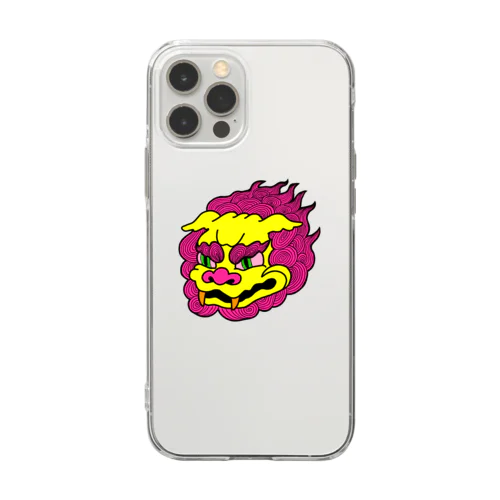 🦁獅子ガオ！🦁 Soft Clear Smartphone Case