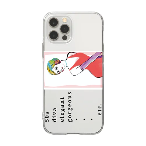 ディーバ Soft Clear Smartphone Case