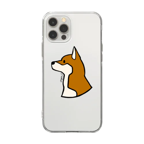 柴犬 Soft Clear Smartphone Case