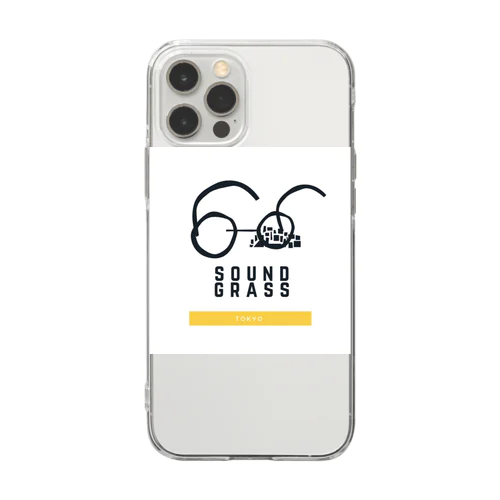 SOUND GRASS ロゴ アイテム Soft Clear Smartphone Case