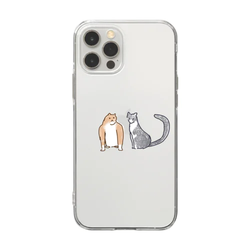 ゆるねこ Soft Clear Smartphone Case