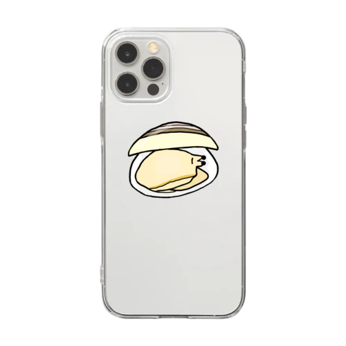 ハローハマグリさん Soft Clear Smartphone Case