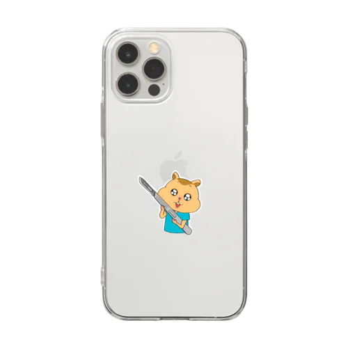 オペ看ハム（21番メス） Soft Clear Smartphone Case