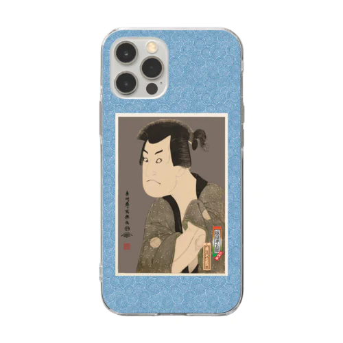 三代目坂田半五郎の藤川水右衛門 Soft Clear Smartphone Case