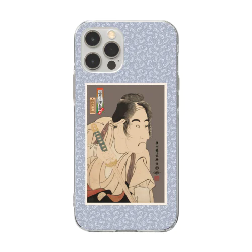 二代目坂東三津五郎の石井源蔵 Soft Clear Smartphone Case