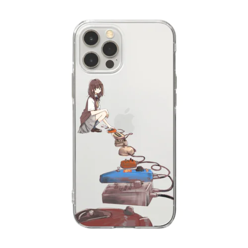 ファズと女子高生 Soft Clear Smartphone Case