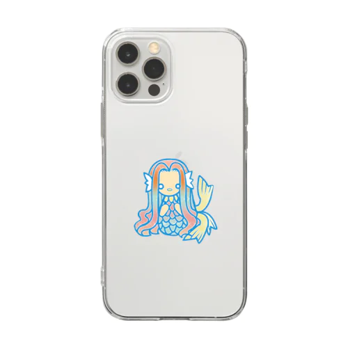 ファンシーなアマビエ Soft Clear Smartphone Case