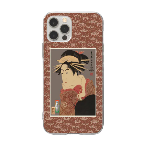 松本米三郎の化粧坂の少将実はしのぶ Soft Clear Smartphone Case