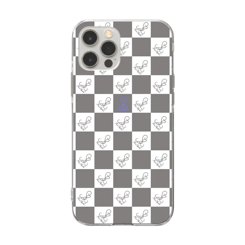 【FreeStylers】style check in logo Soft Clear Smartphone Case