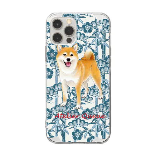 柴犬（松竹梅）Ⅲ Soft Clear Smartphone Case