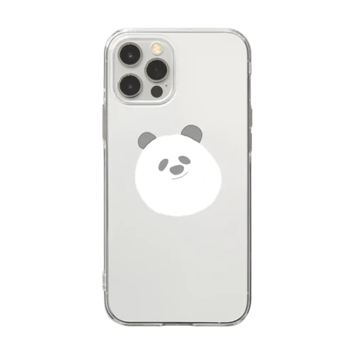 mypanda(文字なし) Soft Clear Smartphone Case