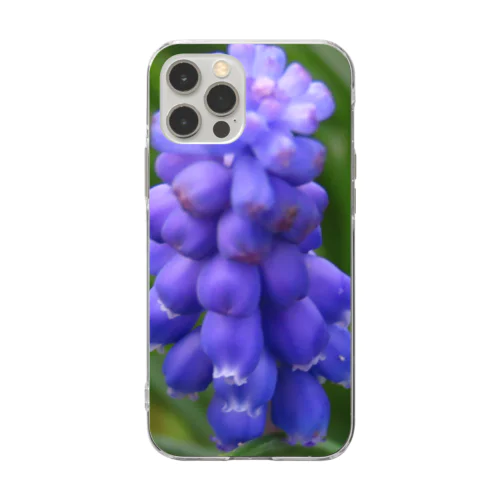 Muscari botryoides(1:1) Soft Clear Smartphone Case