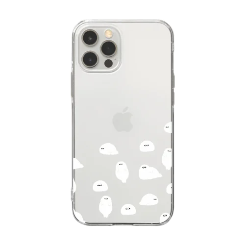 あざらしいっぱい Soft Clear Smartphone Case