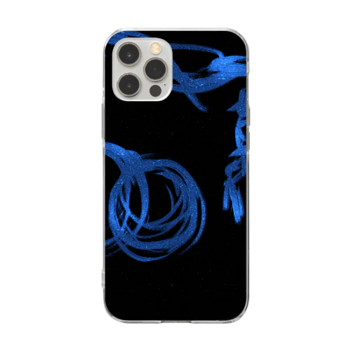 L🔵VE & BLUE Soft Clear Smartphone Case