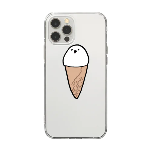 とりアイス Soft Clear Smartphone Case