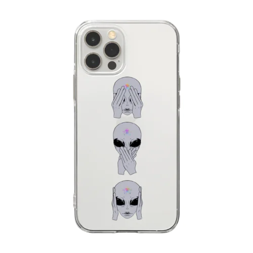 叡智の秘密（カラー） Soft Clear Smartphone Case