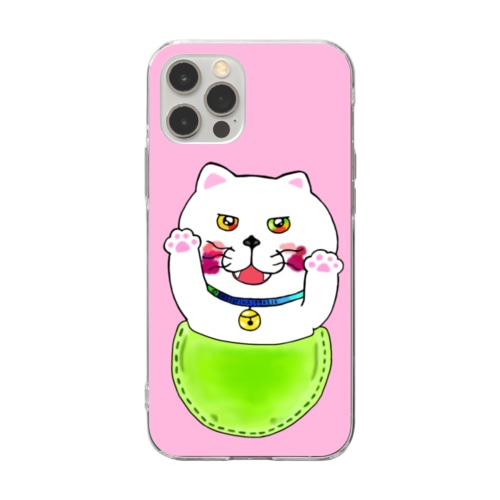 もよねこ Soft Clear Smartphone Case