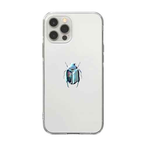 コスモコガネムシ Soft Clear Smartphone Case