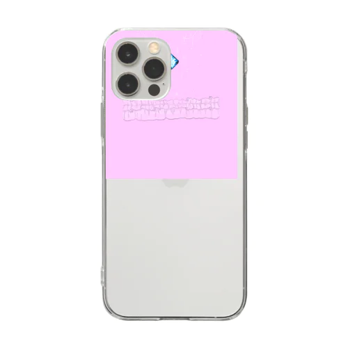 ドレスピンク Soft Clear Smartphone Case