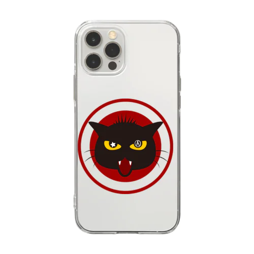 アニャーキー黒猫 Soft Clear Smartphone Case
