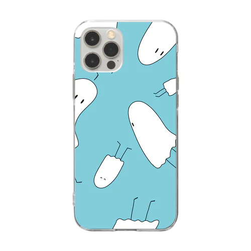 いろんな『ギ』ちょっと明るい Soft Clear Smartphone Case