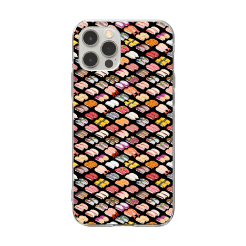 SUSHI_1C_K Soft Clear Smartphone Case