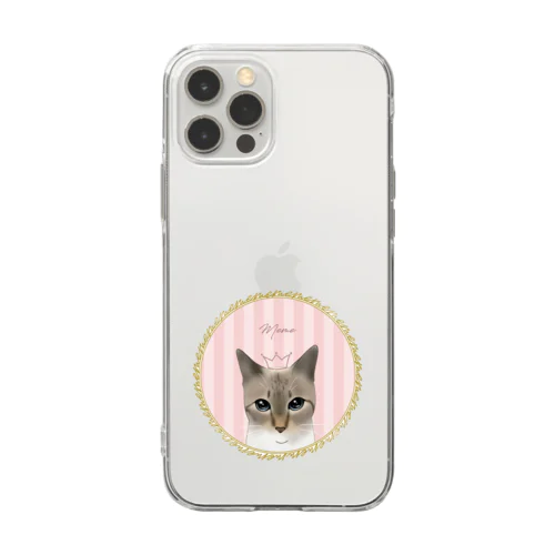 スマホケース 猫 Soft Clear Smartphone Case