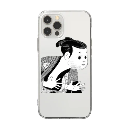 根っからの江戸っ子 Soft Clear Smartphone Case