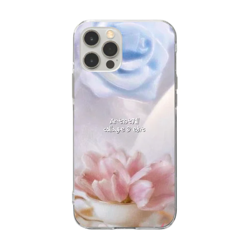 上品な花々❷ Soft Clear Smartphone Case